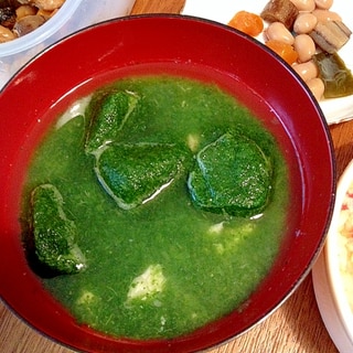 離乳食☆マグロと小松菜の味噌汁